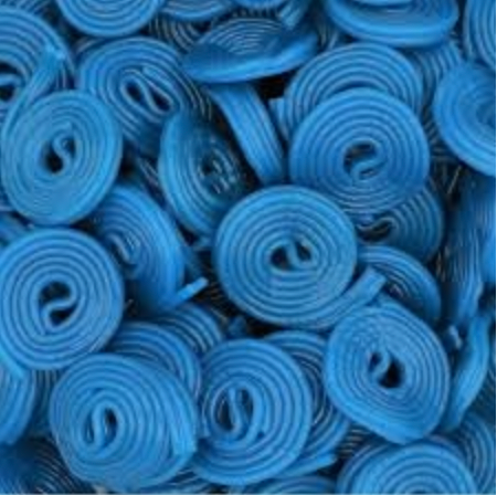 Blue Raspberry Licorice Wheels