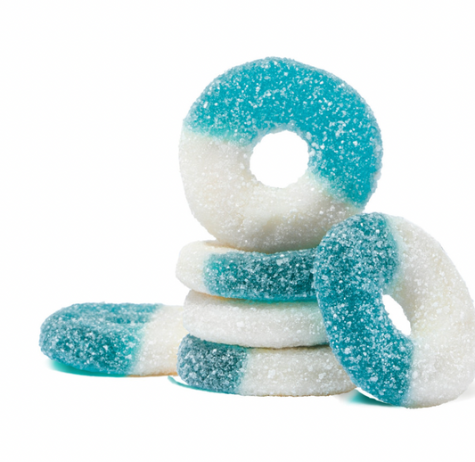 Blue Raspberry Gummy Rings