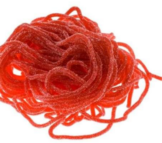 Sour Strawberry Licorice Laces