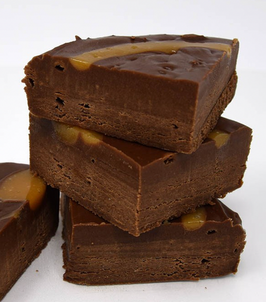 Chocolate Caramel Fudge, Handmade in Vermont