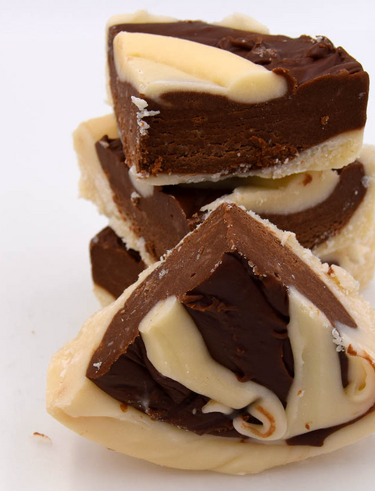 Chocolate & Vanilla Fudge, Handmade in Vermont